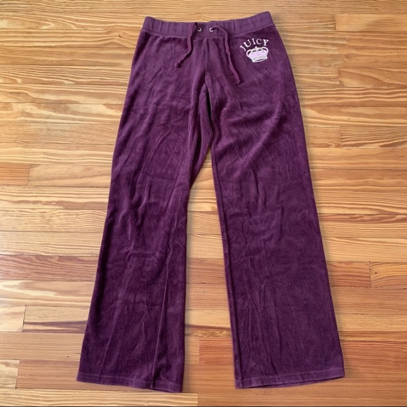 Juicy Couture Pants - Juicy velour purple track pants size medium Juicy Couture Pants - Juicy velour purple track pants size medium